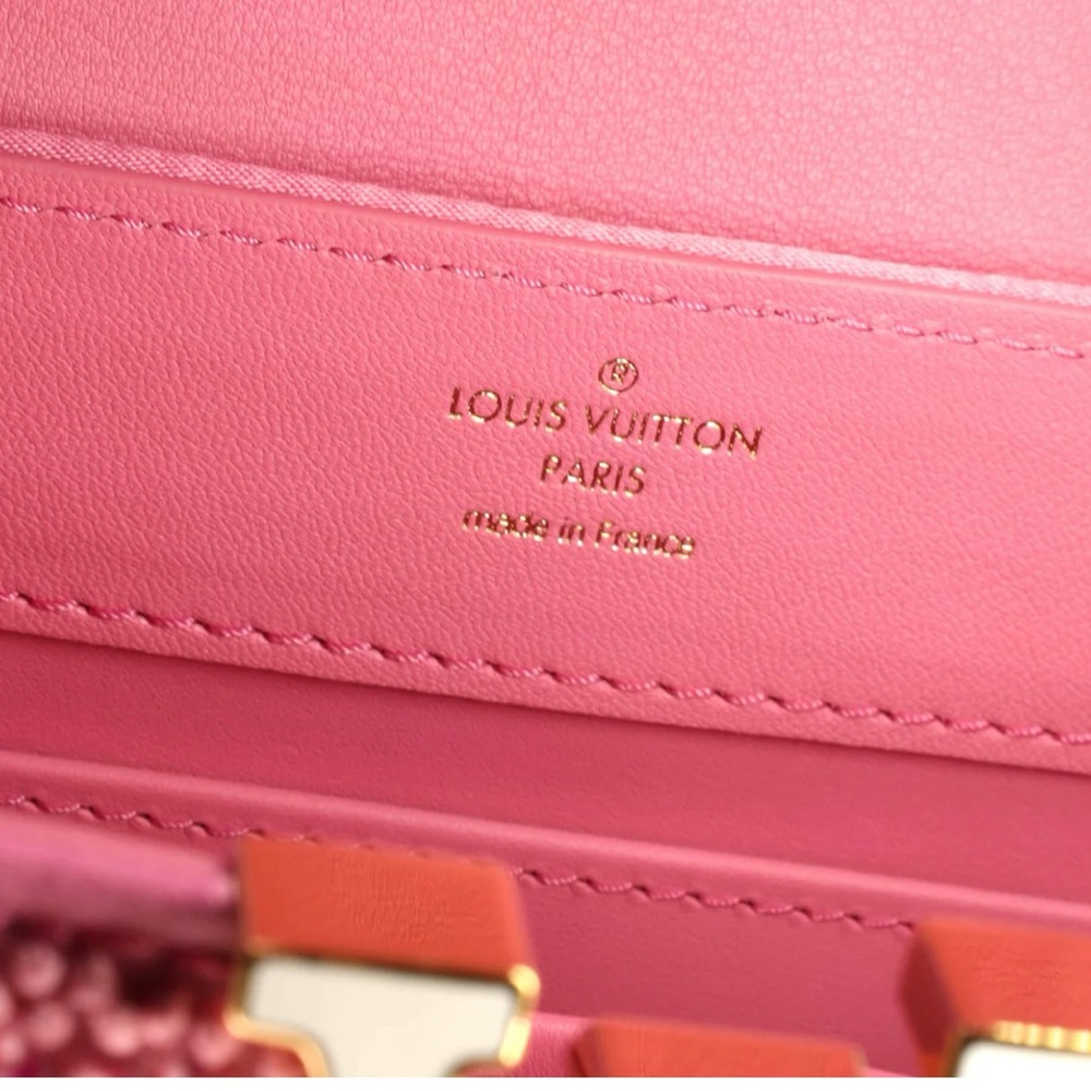 Louis Vuitton Satin Capucines Capushell Mini - Picture 8 of 8